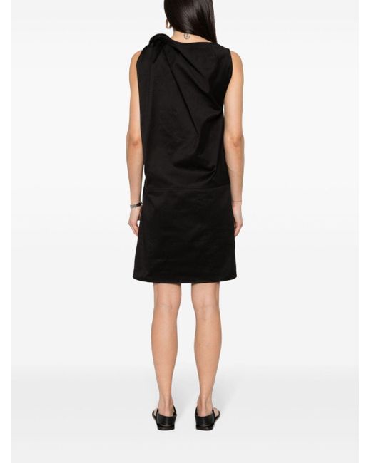 Totême  Black Toteme Shoulder-Twist Dress