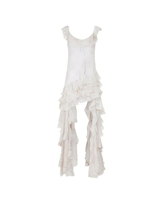Elisabetta Franchi White Dress
