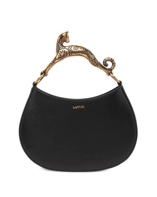 Lanvin Black Cat Hobo Bag