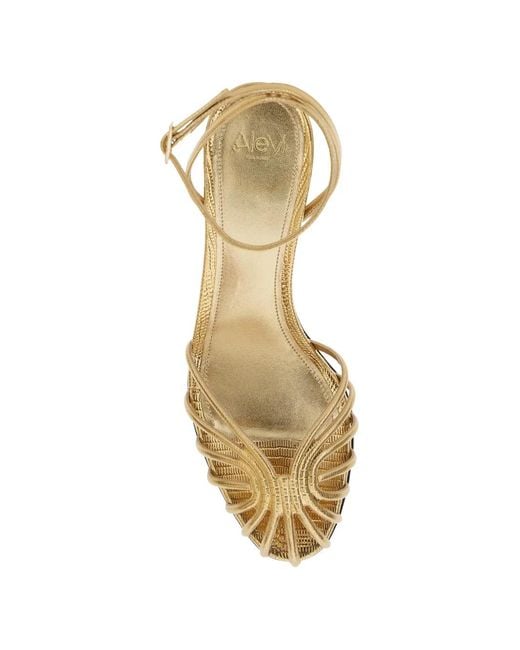 ALEVI Metallic Cage Calf Pumps