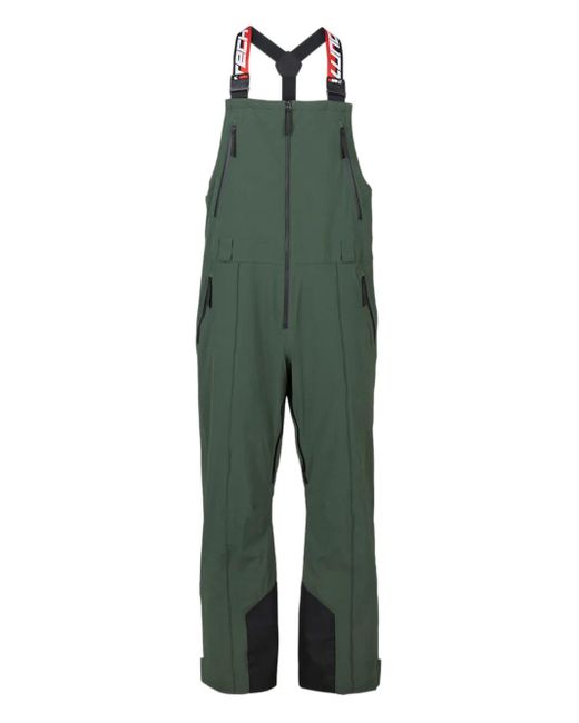 Aztech Mountain Green Hayden 3L Shell Adjustable-Strap Bib Ski Trousers for men