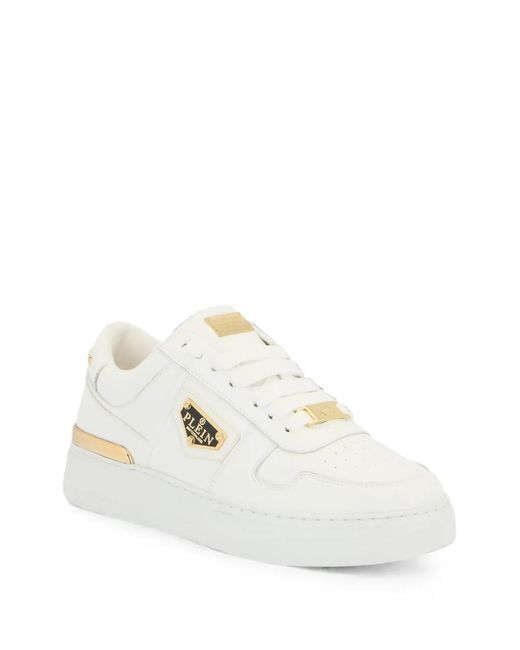 Philipp Plein White Baskets Carson
