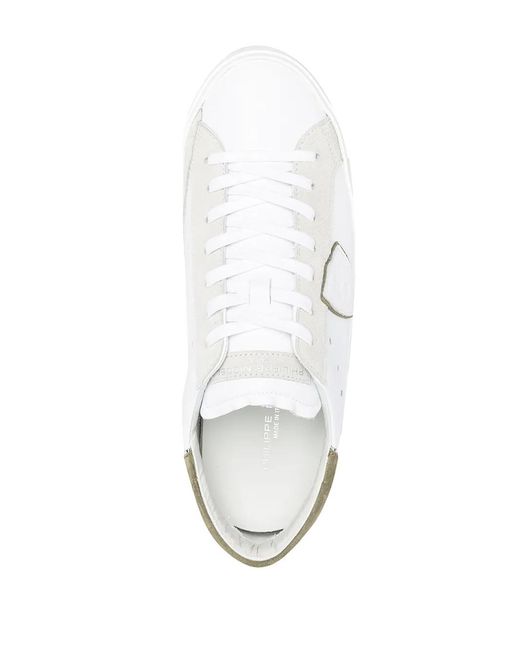 Philippe Model White Prsx Low-top Sneakers for men