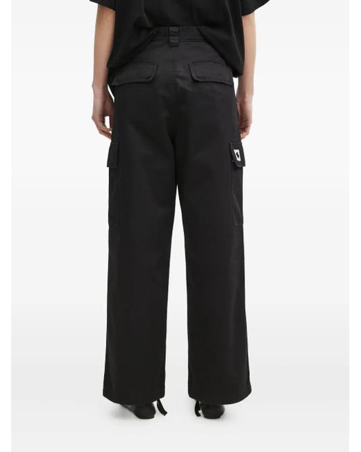 Carhartt Black Cargo-Pocket Trousers