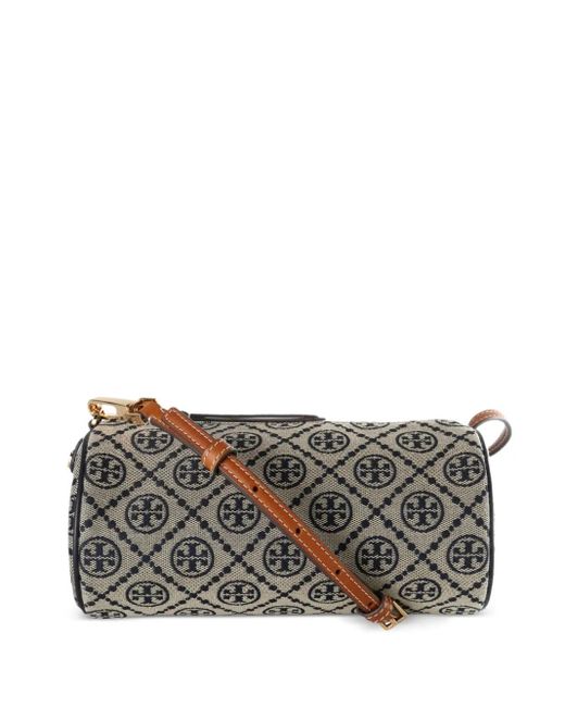 Tory Burch Gray Monogram Tote Bag