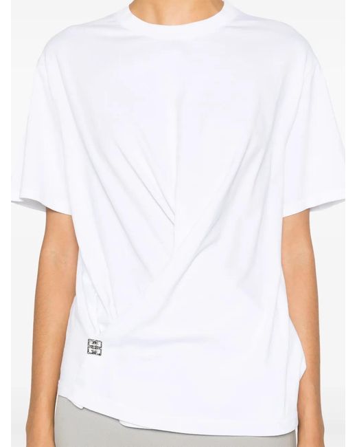 Givenchy White Wrap T-Shirt