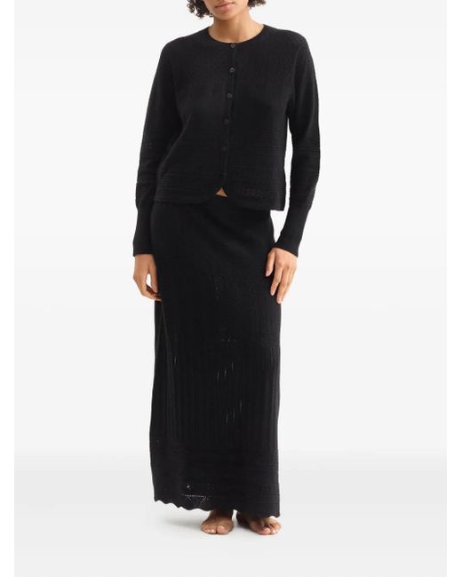 Eres Black Trio Buttonned Cardigan