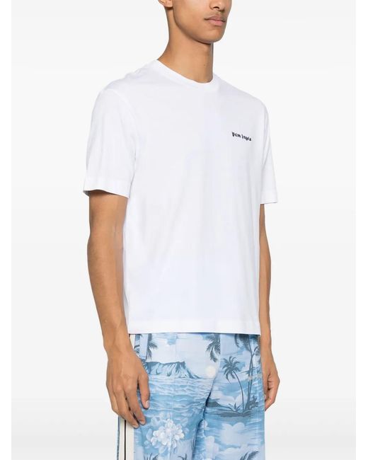 Palm Angels Black Set Of Three Embroidered Tees for men