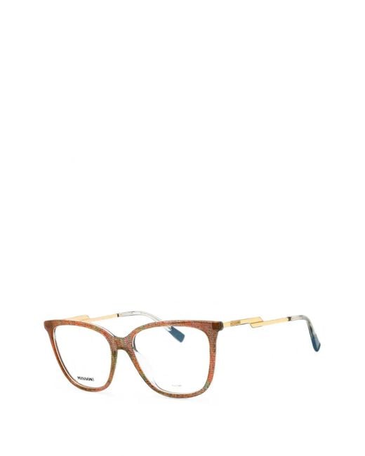 Missoni Orange Cat-Eye Frame Glasses