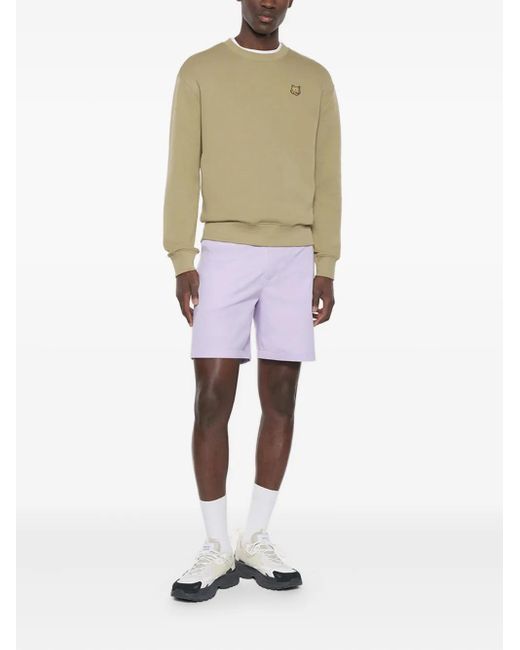 Maison Kitsuné Purple Pockets Shorts for men