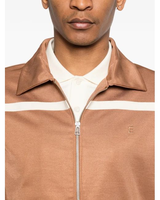 Etudes Studio Natural Stripe Zip Sweatshirt