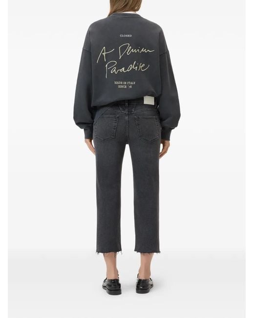 Closed Gray Jean Milo