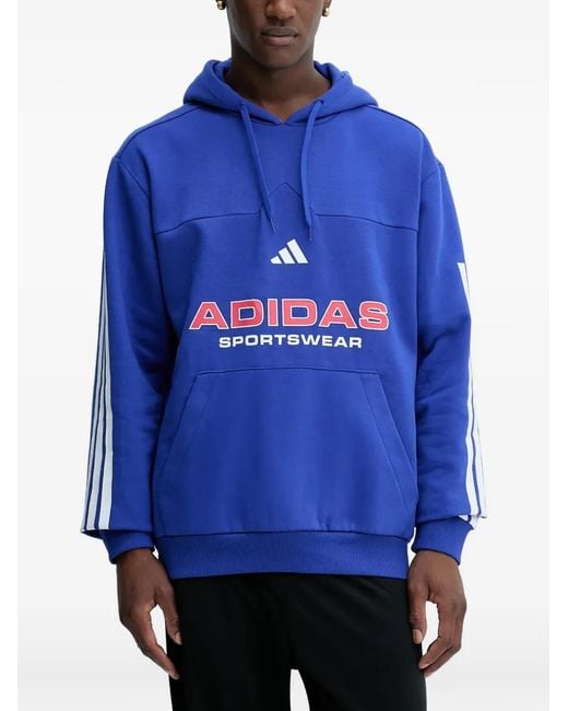 Adidas Blue House Of Tiro Hoodie for men