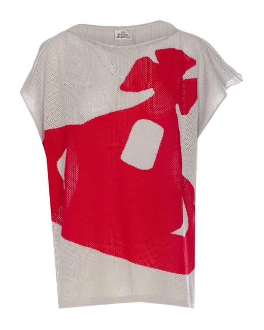 Vivienne Westwood Orb-Motif T-Shirt in Red for Men | Lyst