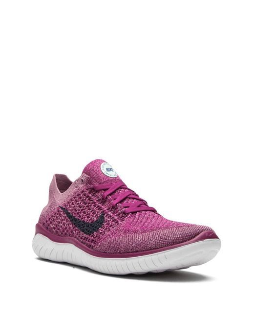 nike free flyknit womens purple