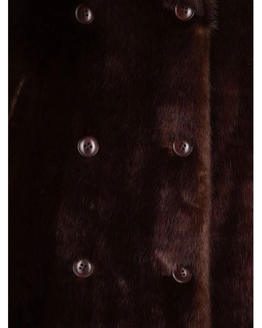 Stand Studio Black Buttoned Coat