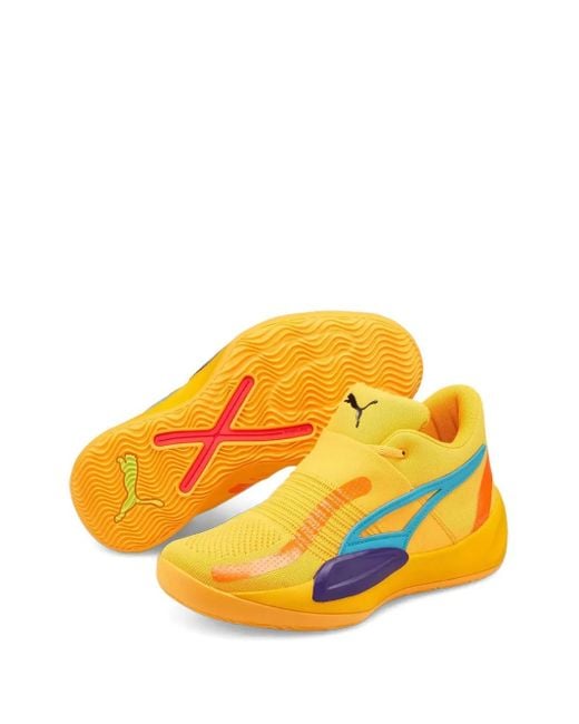 PUMA Yellow Baskets Rise Nitro for men