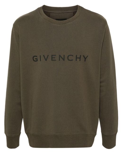 Givenchy Green Archetype Cotton Sweatshirt for men
