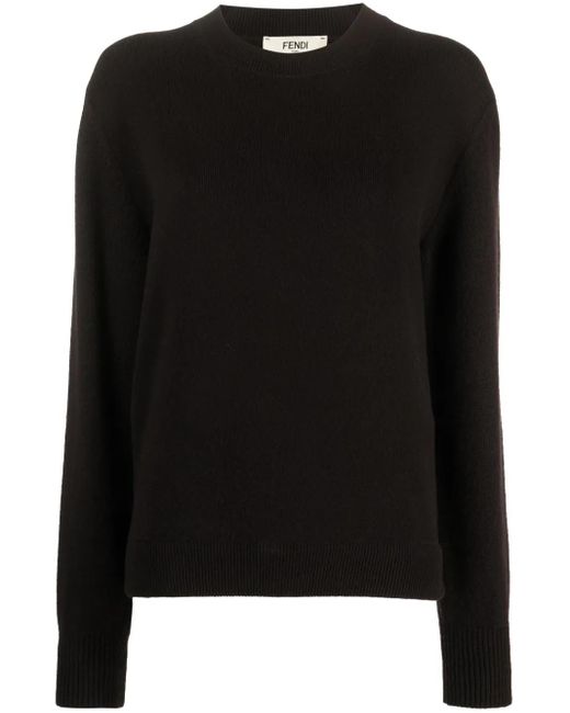 Pull À Col Rond Fendi en coloris Black