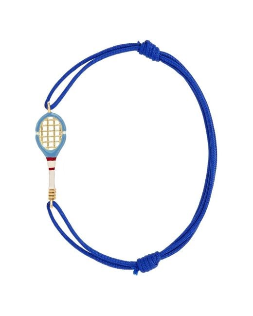 Aliita Blue Tennis Cord Bracelet