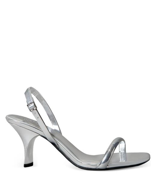 Calvin Klein White Sandales À Bride Arrière