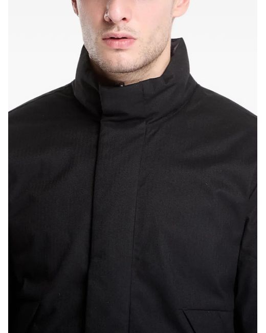 EA7 Black Reversible Padded Jacket for men