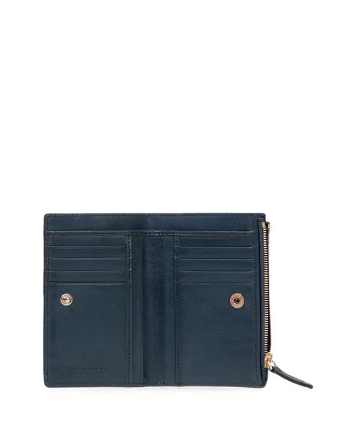 The Bridge Blue Leather Wallet