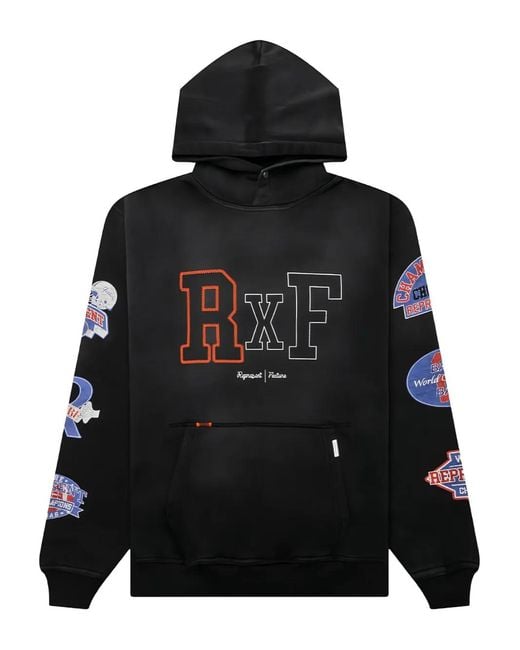 Represent Black X Feature Champions Hoodie for men