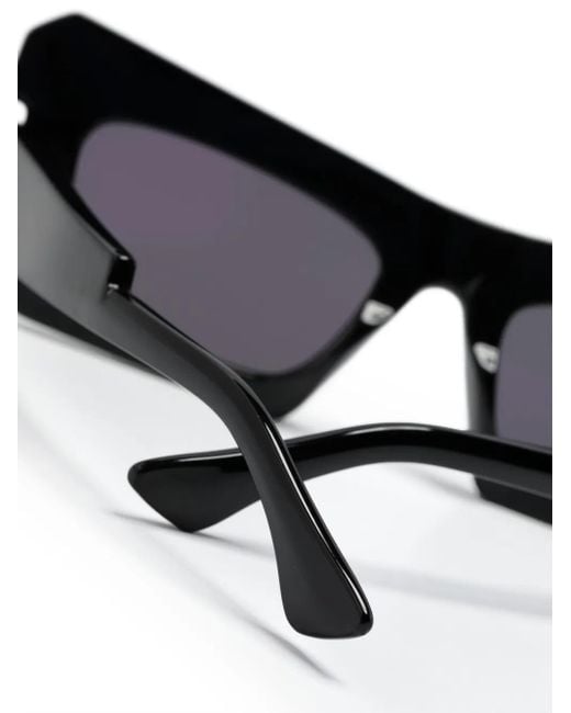 Kuboraum Black P2 Rectangle-Frame Sunglasses
