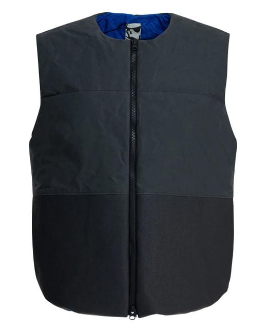 GR10K Blue Zip Padded Coat for men