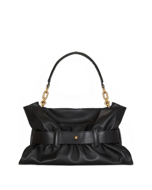 Balmain Black Medium Anthem Bag