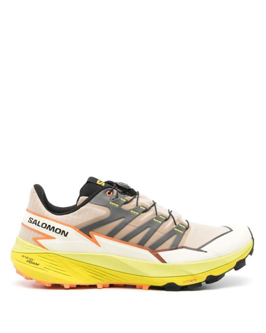 Salomon Schwarze sneakers -panel-design in Yellow für Herren