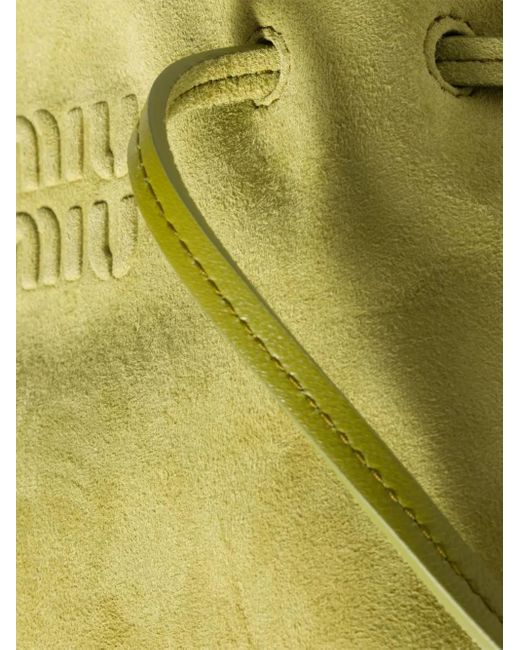 Borsa Tote di Miu Miu in Metallic