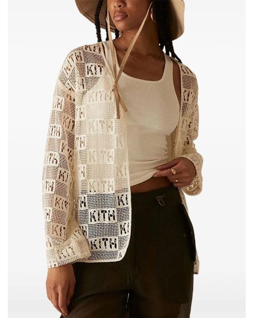 Camisa Jace Con Logo Kith de color Natural