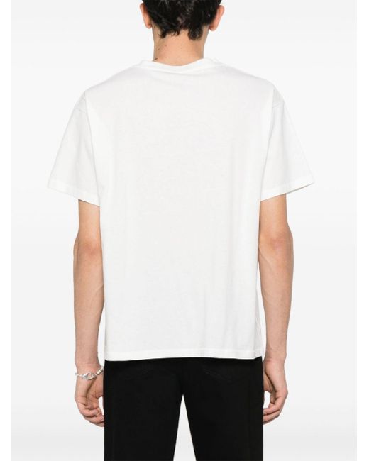 メンズ Bode ロゴ Tシャツ White