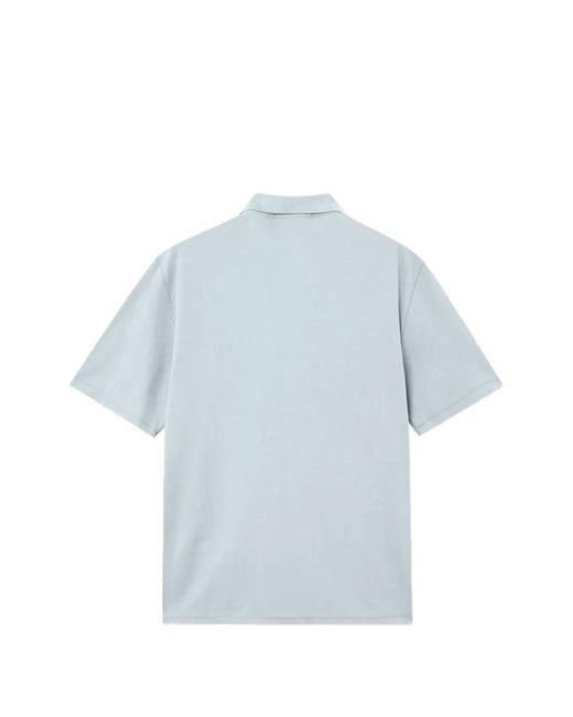 Stone Island Blue S.I. Stellina Piqué Polo Shirt for men