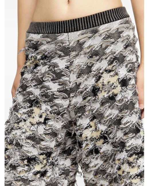 DIESEL White M-Vanja Knee-Length Shorts