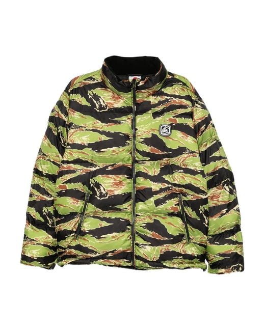 ICECREAM Donsjack Met Tijgerstreep in het Green voor heren