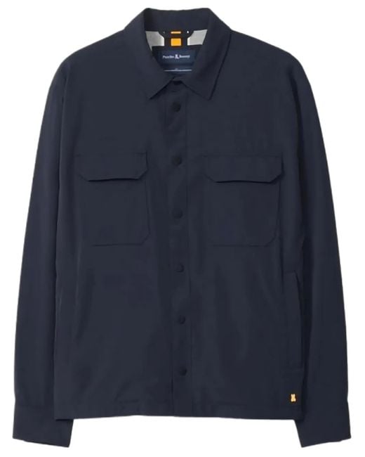 メンズ Psycho Bunny Yorktown Navy シャツジャケット Blue