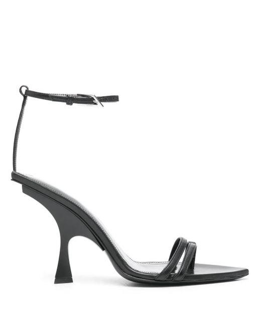 The Attico Black 95Mm Ester Sandals