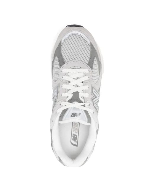 New Balance White 2010 Sneakers