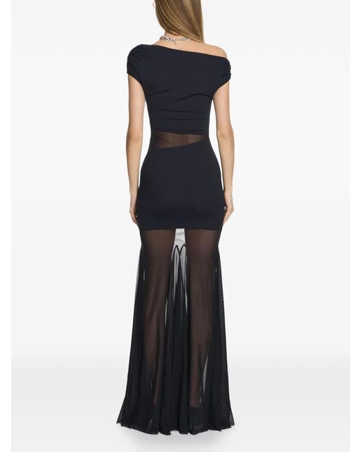 Axel 113 Black Noire Semi-Sheer Dress