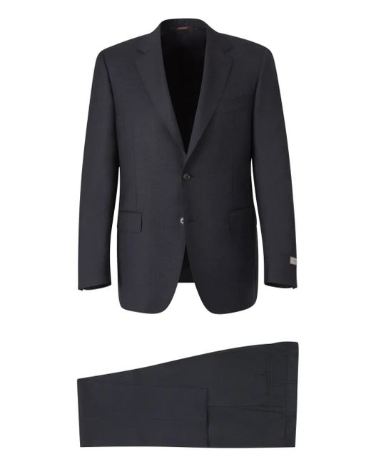 Canali Blue Check-Pattern Suit for men