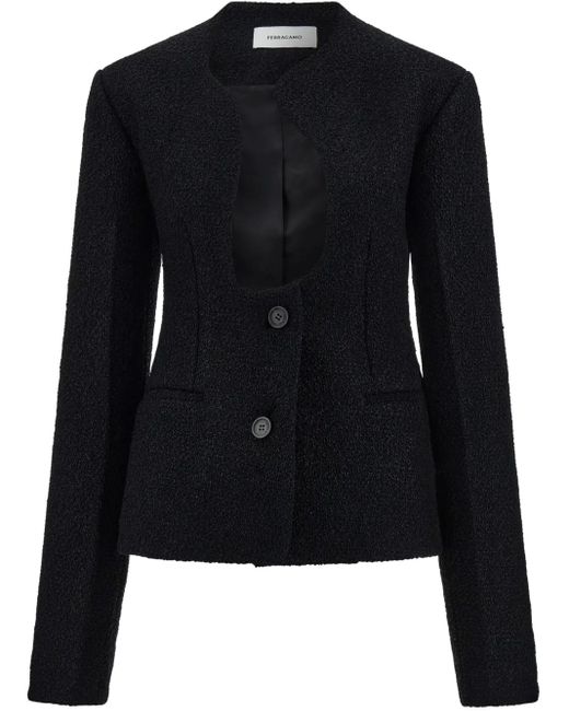 Ferragamo シングルジャケット Black