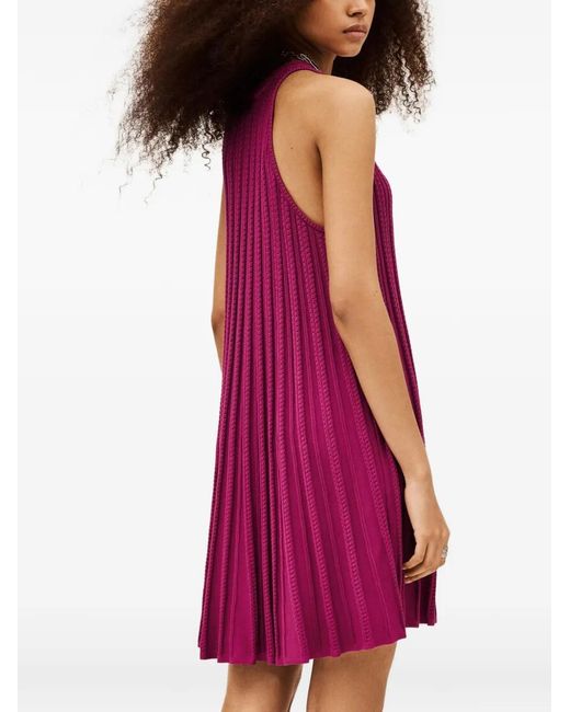 Ba&sh Purple Sinnta Mini Dress