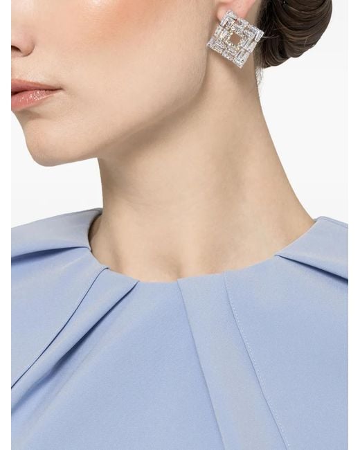 Nissa Blue Cape-Design Top