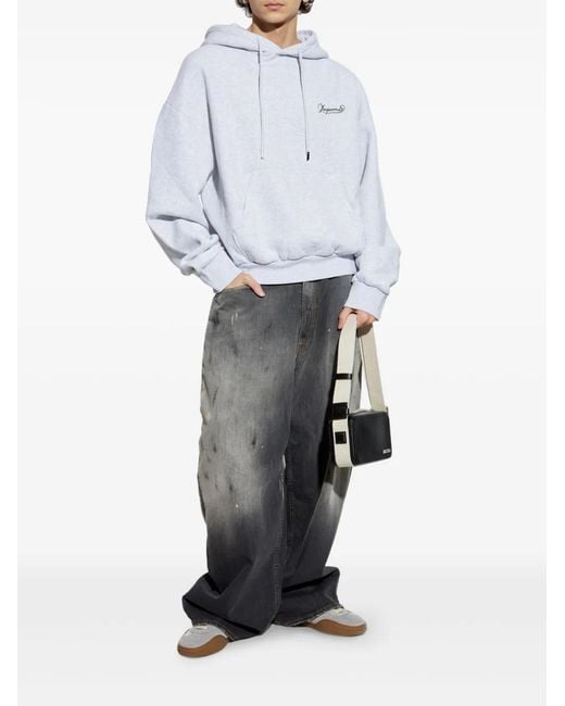 Jacquemus Gray Corto Hoodie for men