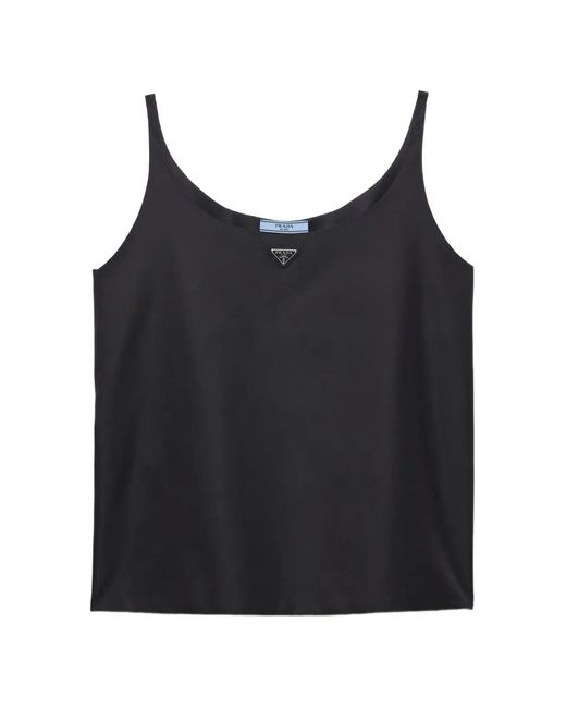 Prada Black Re-Nylon Tank Top