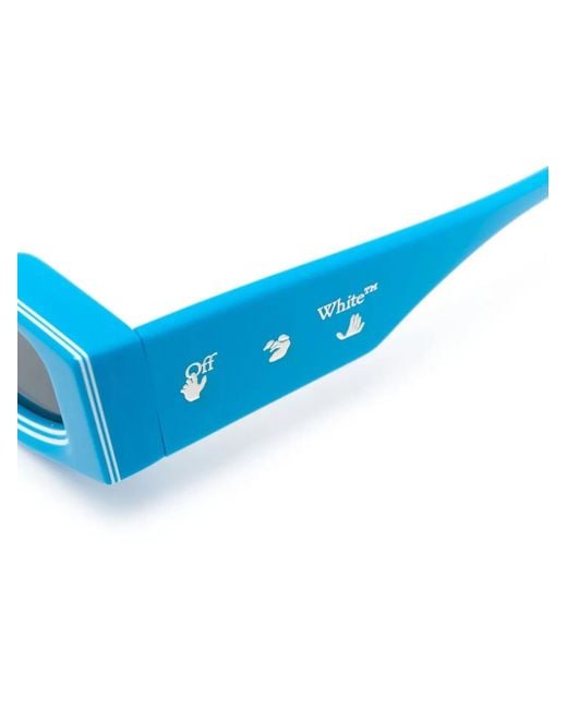 Off-White c/o Virgil Abloh Blue Andy Rectangular-frame Sunglasses
