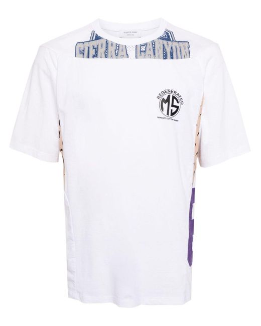 MARINE SERRE Regenerated Katoenen T-shirt in het White voor heren